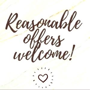 Reasonable Offers Welcome! ❤️